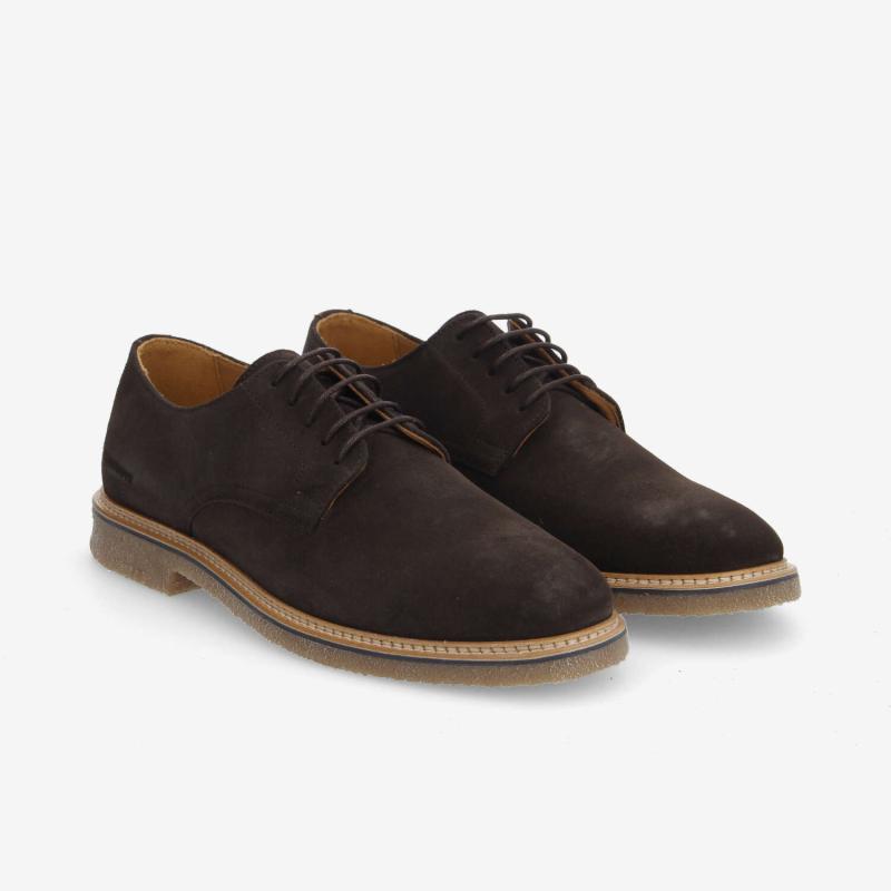 DUBLIN DERBY M - SUEDE - MARRON FONCE